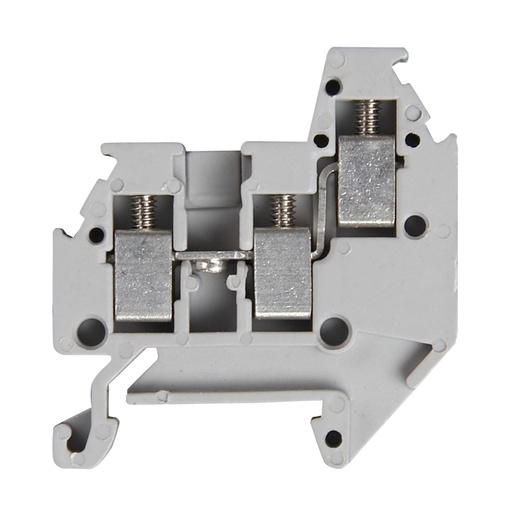 [ASIMT1.5TWIN] 3 Wire Micro-Mini DIN Rail Terminal Block, 3-Wire, 30-14 AWG, 15A, 300V, ASIMT1.5TWIN