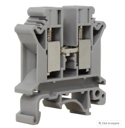 [ASIUK10N] Feed Through Terminal Block | 65A 600V | 24-6 AWG |  DIN Rail Mount | Screw Terminal | 10.2mm Wide | UL Recognized | ASI UKJ10N