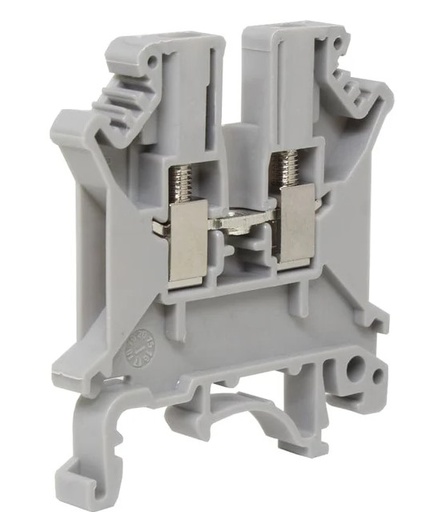 [ASIUK2.5B] Feed Through Terminal Block | 20A 600V | 24-12 AWG | DIN Rail Mount | Screw Terminal | 5.2mm Wide | UL Recognized | ASIUK2.5B