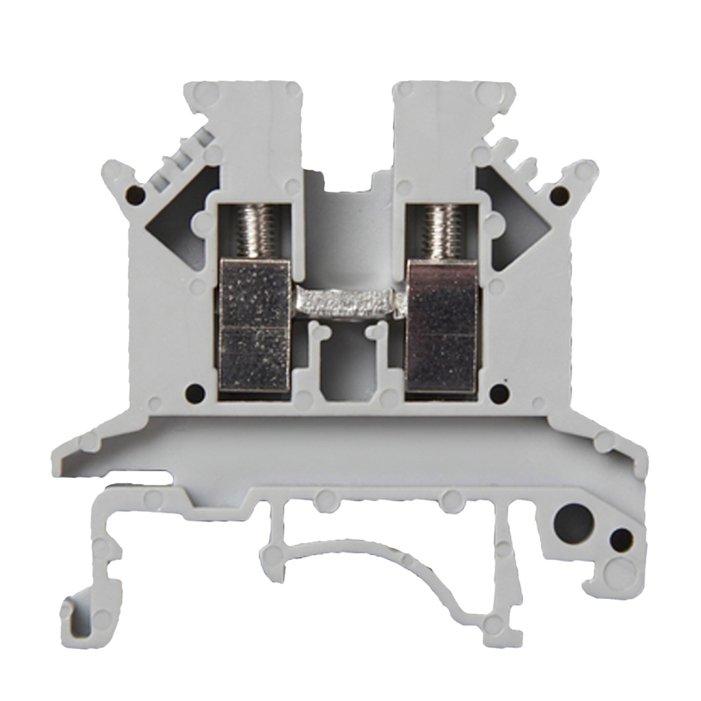 ASI UK2.5N Feed Through Terminal Block, DIN Rail Screw Terminal Block