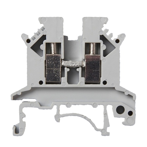 [ASIUK2.5N] Feed Through Terminal Block | 20A 600V | 24-12 AWG | DIN Rail Mount | Screw Terminal | 5.2mm Wide | UL Recognized | ASIUK2.5N