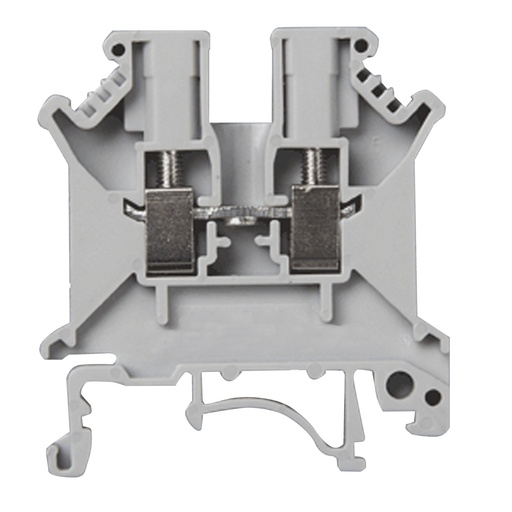 [ASIUK3N] Feed Through Terminal Block | 30A 600V | 24-12 AWG | DIN Rail Mount | Screw Terminal | 5.2mm Wide | UL Recognized | ASI UK3N