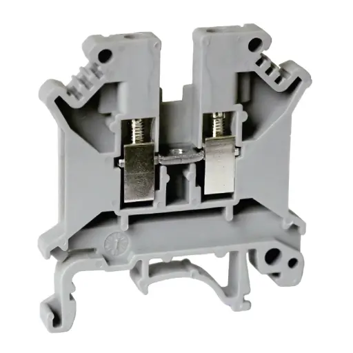 [ASIUK5N] Feed Through Terminal Block | 30A 600V | 30-10 AWG |  DIN Rail Mount | Screw Terminal | 6.2mm Wide | UL Recognized | ASIUK5N