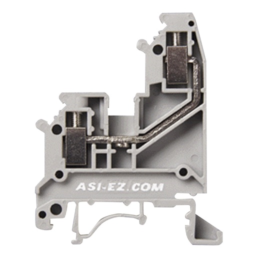 [ASIUK5RETURN] 2 Wire Screw Terminal Block With Both Connections On the Same Side, DIN Rail Mount
