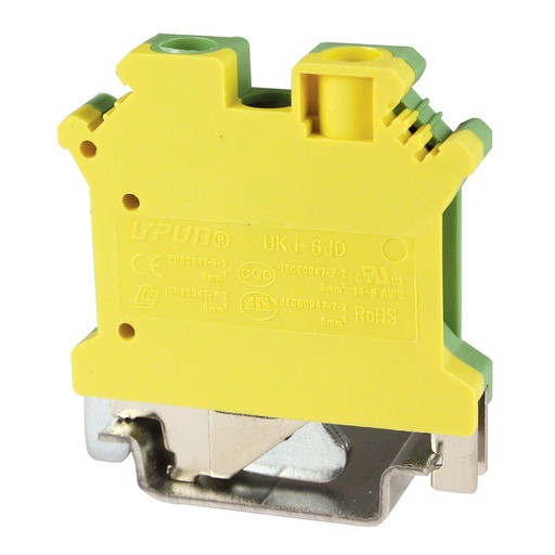 [ASIUSLKG6N] Ground Terminal Block, SCREW CLAMP | USED WITH ASIUK6N