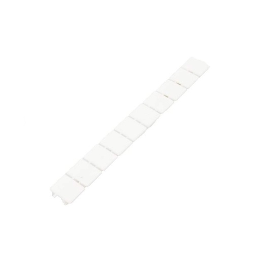 [ASIZB1010B] Blank Terminal Block Markers, 10 mm spacing, 10 markers per strip