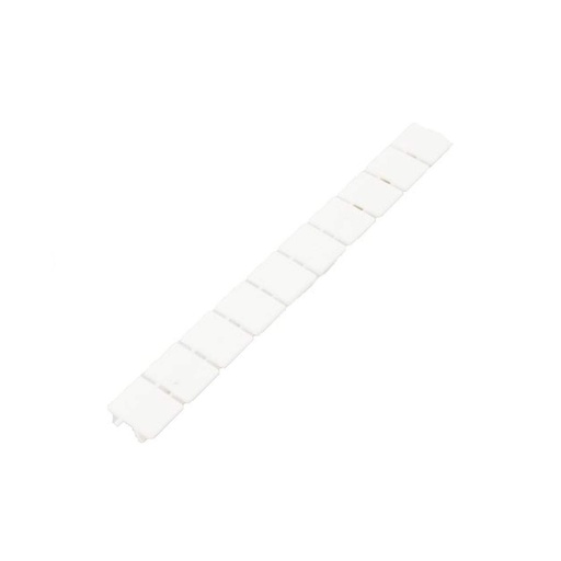 [ASIZB1010B] Terminal Block Labels | 10mm Width | 10 Markers Per Strip | Snap-In DIN Rail Terminal Block Markers | ASI ZB1010
