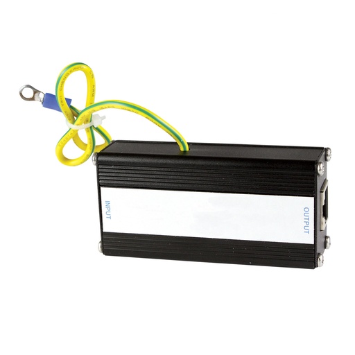 [ASID-12-RJ45H-8-D] DIN Rail 12 Volt Cat5 Surge Protector, RJ45 Surge Protector, Network Surge Protector RJ45, 12Vdc Nominal Voltage, ASID-12-RJ45H-8