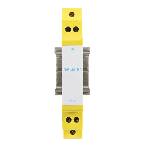 [ASIDM48-B0] ASI DM48-B0 DIN Rail RS485 Surge Protector | 2-Wire | 3-Stage | 48V DC | SCCR 5kA | Network Data Circuit Protection | UL 497B Compliant