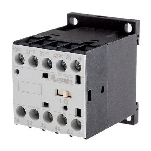 [11BG0031L024] 3NO/1NC-IEC Type Control Relay-10A Low Power-24Vdc-DIN or Panel Mount