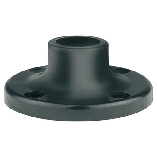 [8LT7BM01] Fixing Base, Metal, black finish, Horizontal surface mount