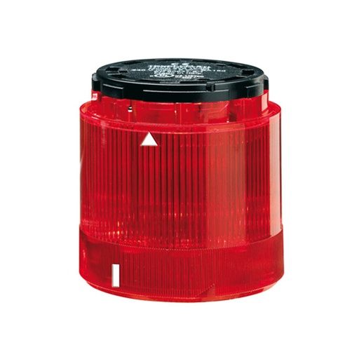 [8LT7GLM4] Blinking Signal Light Module, Red, 230-240 VAC, bulb not included, use LT7 ALB or LT7 ALL