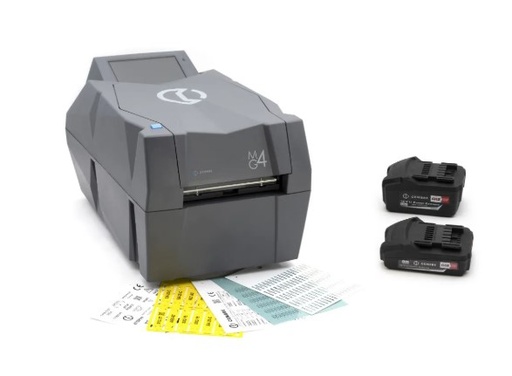 [990823.MG4] MG4A Industrial Thermal Transfer Printer | High-Resolution 300-600 DPI Label & Marker Printer | Ethernet & WiFi Connectivity | Print Custom Industrial Labels and Tags