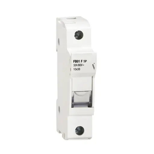 [AFB01F1P] ASI AFB01F1P DIN Rail Fuse Holder | 600V, 30A, 1-Pole, 10x38mm Midget Cartridge Fuse