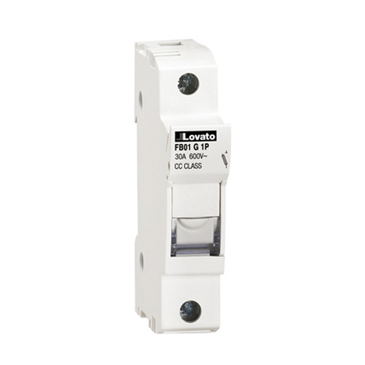 [AFB01G1P] ASI AFB01G1P DIN Rail Mounted Class CC Fuse Holder | 1 Pole, 30A, 600V DC, 18-8 AWG, Screw Clamp Connections, UL Listed, CSA Approved