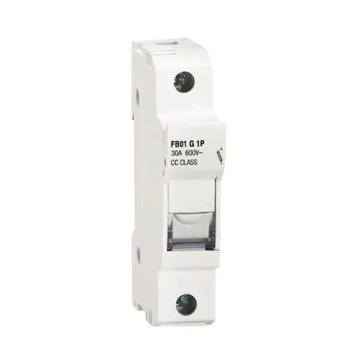 [AFB01G1P] ASI AFB01G1P DIN Rail Mounted Class CC Fuse Holder | 1 Pole, 30A, 600V DC, 18-8 AWG, Screw Clamp Connections, UL Listed, CSA Approved