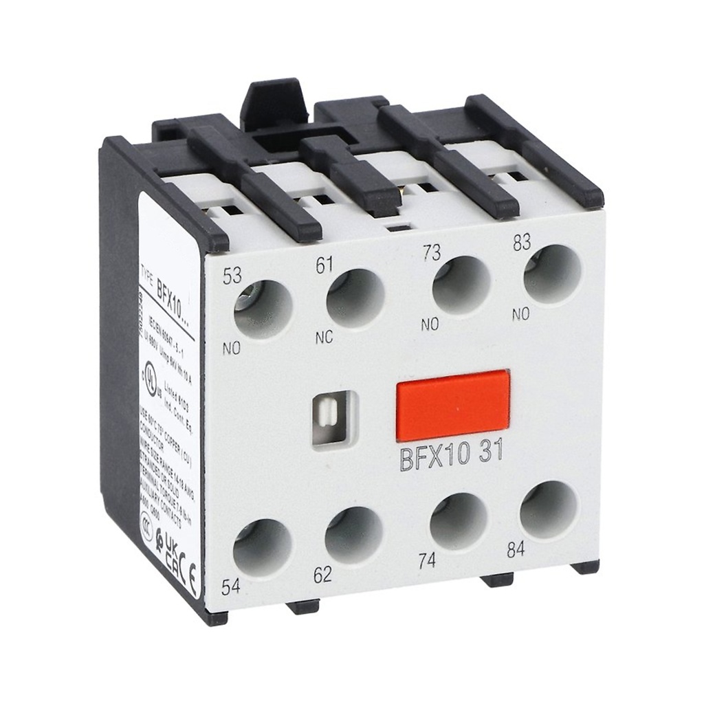 Contactor Auxiliary Contact, 3 NO and 1 NC Contacts SourceASI