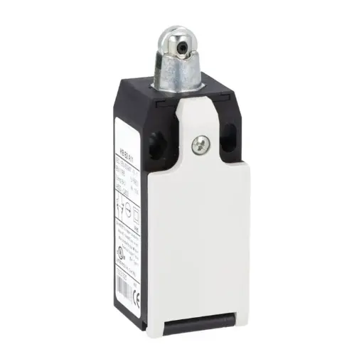 [KBB2S02N] Limit Switch, Top Roller Push Plunger, 2 N.C. Contacts, 1/2 NPT Entry