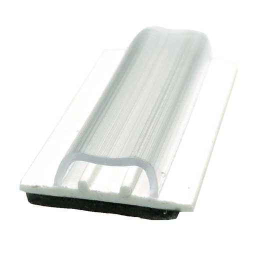 [66040N] Self-Adhesive Transparent Holders For Flat Tags, 20mm, (4000/pack)