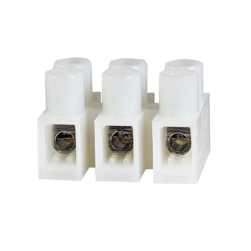 [ASIMY16HW-1.2-14.6-3P] 3 Position Insulated Terminal Block Connector High Current, Screw Clamp, 65 Amp, 600 Volt, 20-6 AWG, 4.6 mm Pi