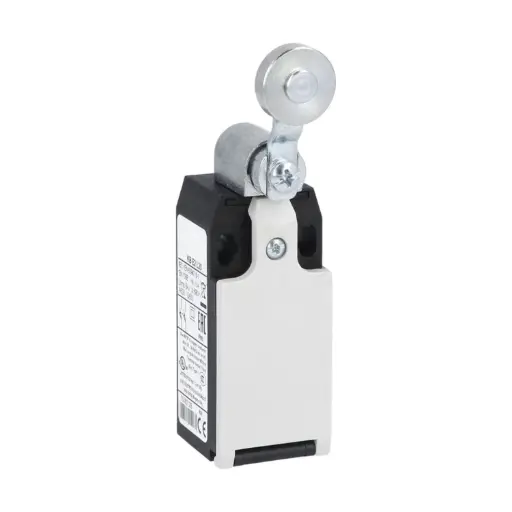 [KBE2L02N] Roller lever plunger Limit Switch, Slow break, 2 N.C. Contacts, Metal Roller
