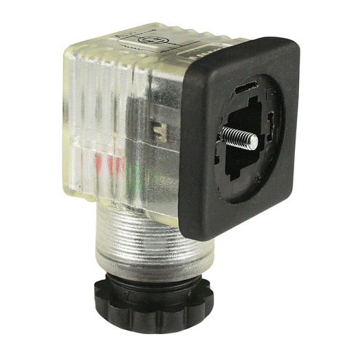 [G1-TU2-L02] Solenoid Valve Connector, Field Attachable, 115V, 2 Pole, PG9 Cable Gland