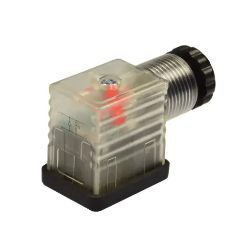 [M1-TS2-DL1] 11mm Connector 3 Poles, With Diode And Led, 12-24V