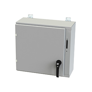 [SCE-20SA2208LPPL] NEMA Metal Enclosure, External Wall Mounting, Single Door, 20x22x8