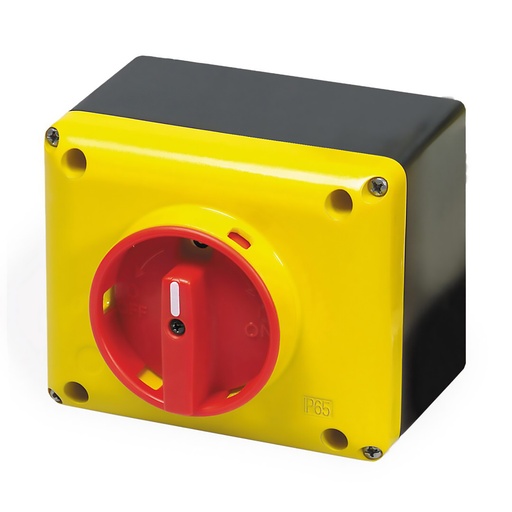 [SQ040003BE10] SWITCH-DISCONNECTOR SQ 40 3P YELLOW-BLACK ENCLOSURE
