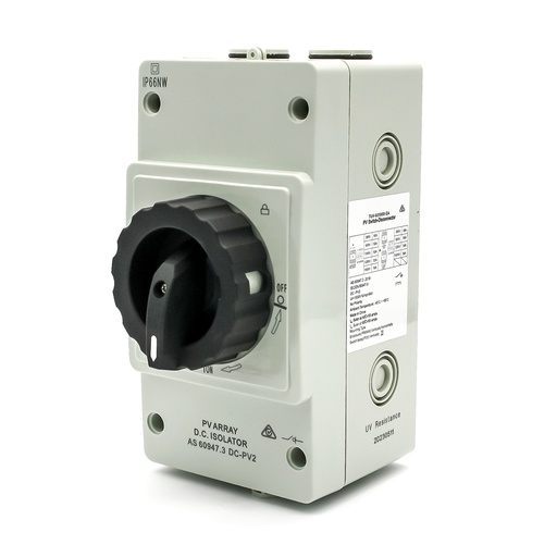 Sezionatore DC Scame SI16-PEL64R-2 16A Per Impianti Fotovoltaici E Ricarica Auto