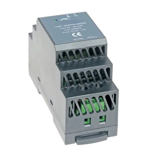 [USP-30PFN-24DN] 24V, output voltage accuracy: ± 2%, rated output current: 1.5A, output current range: 0-1.5A, output power: 36W