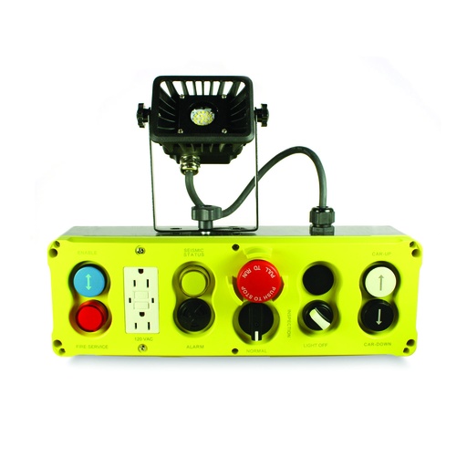 [GMS312-120] Elevator Car Top Inspection Station With High Intensity LED Floodlight, cCSAus Certified - 120V