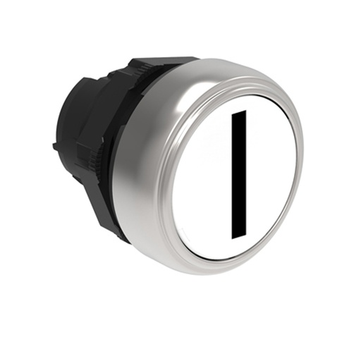 [LPCB1196] Momentary Push Button with RESET indication, R Symbol, Blue, Flush