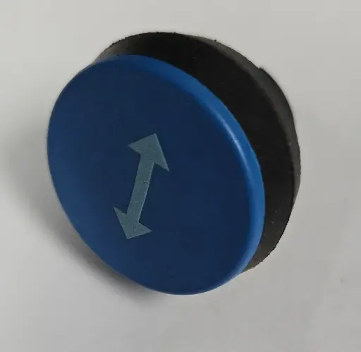 [PL005156] 22mm Solid Blue "ENABLE" Push Button | Compatible with P02, P03, PL, PLB & TLP Series Pendant Stations