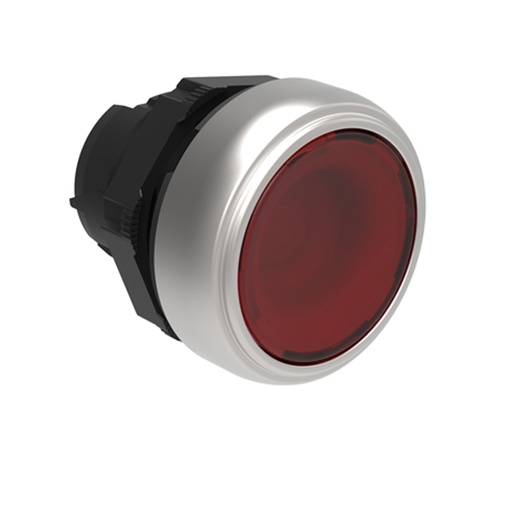 [LPCBL104] Illuminated Momentary Push Button Switch, Red, Flush, 22mm