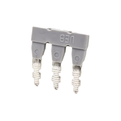 [ASIUEB310] 3 Position | Internal Bridge Jumper | Push-In Fully Insulated | 10mm Spacing | UEB 3-10 External Jumper for UKJ-10N