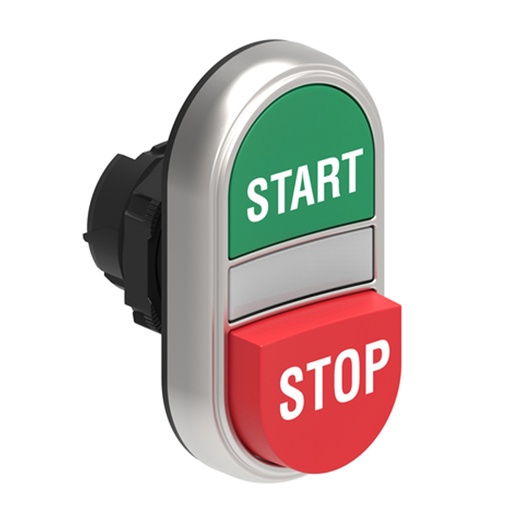 [LPCBL7233] Illuminated START STOP Switch-Momentary-22mm-Flush-Green-Red