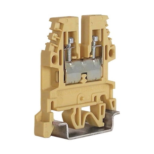 [CB110] Feed Through Terminal Block | 20A 600V | 20-12 AWG |  DIN Rail Mount | Screw Terminal | 5.5mm Wide | UL Recognized | PACK of 50 | ASI CB110
