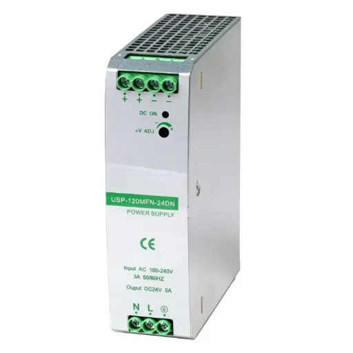 [USP-120MFN-24DN] 24V DC 120W Switching Power Supply | Compact & Reliable Industrial Power
