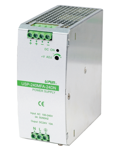 [USP-240MFA-48DN] 48V DC output voltage: 48V, 5A, Output Current range: 0-5A, output power: 240W