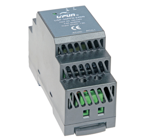 [USP-30PFN-05DN] 5V DC Power Supply, Accuracy: ± 2%, Rated output current: 3A, output current range: 0-3A, output power: 15W