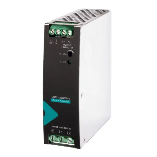 [XCSE2120W024VAA] 1-2 Phase Power Supply input 180-550V AC,  output 24V DC,  5A