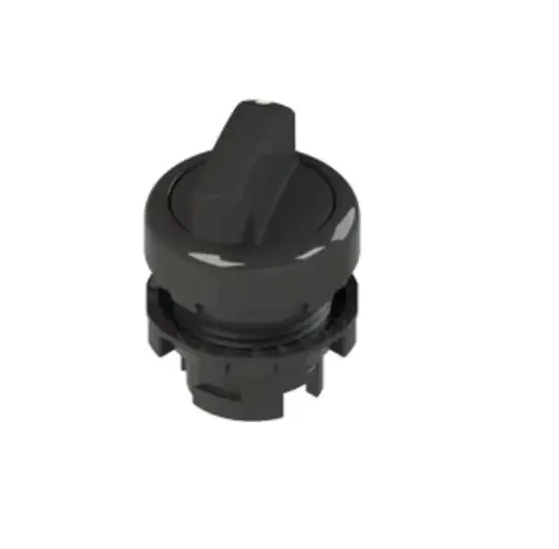 [E2 1SE22AVA11AB] Long handle selector, 2 positions black with marking
