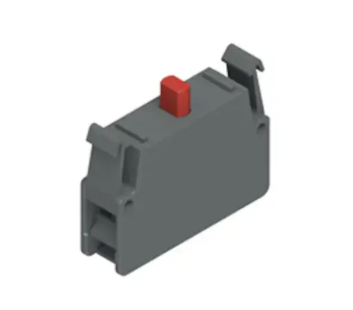 [E2 CP01G2S0] Contact block with solder connection, panel fixing, 1NC slow action