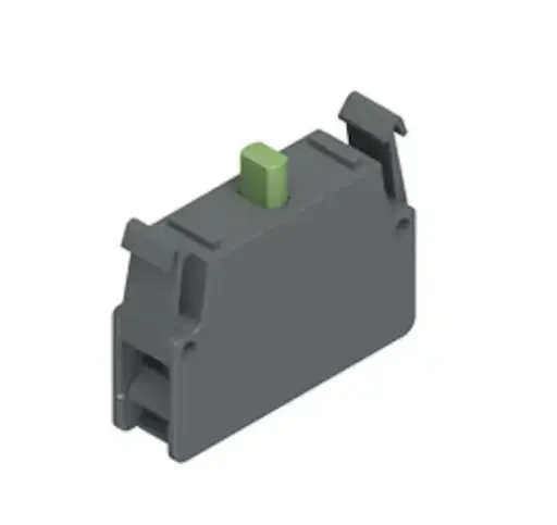 [E2 CP10G2S0] Contact block with solder connection, panel fixing, 1NO slow action