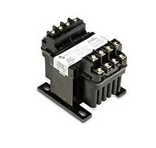 [PH100PG] Hammond control transformer, encapsulated core, 100 VA, 1-phase, 120/240 VAC, 12/24 VAC secondary, 50/60 Hz, panel mount.