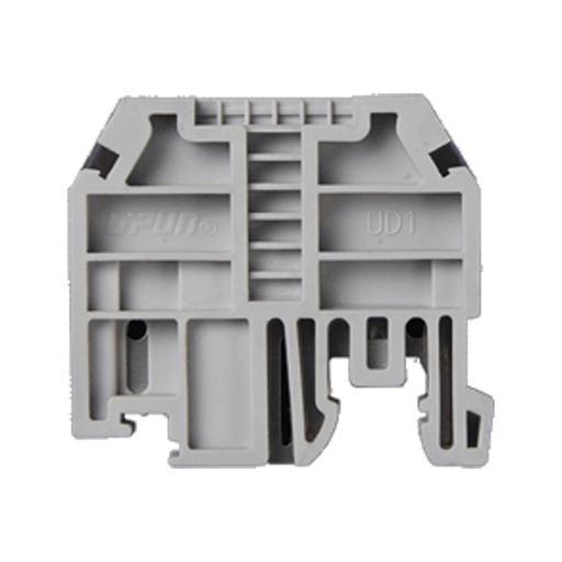 [ASIUD1G] DIN Rail End Stops | Snap-Lock, No Screws Required | Stainless Steel Clip | DIN Rail End Anchor | 9.5mm | Grey | Pack of 25 | ASIDU1G