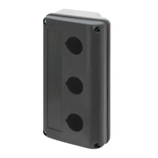 [ASI080EU160-P3] Push-button enclosure 90x160, 3 holes Ø 22