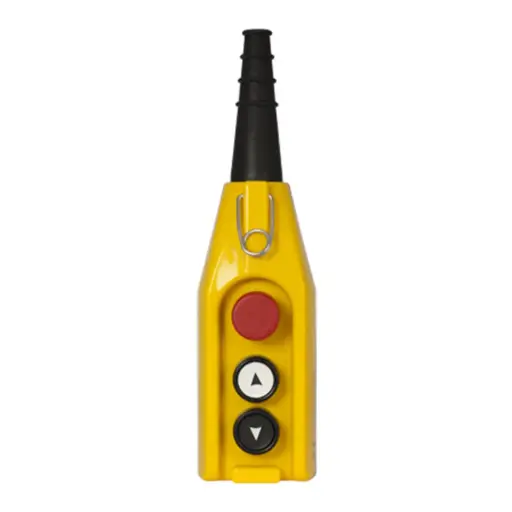 [ASI060PM2S1] Industrial Crane Pendant Station | 2 Button + E-Stop, 16A Rated, IP65/NEMA4X, Shock Proof