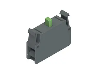 [ASIE2CP10G2V1] Contact Block | 1NO | Spring Terminal | 10A 300V AC | UL508 | Screw Terminal | Pack of 1 | ASIE2CP10G2V1
